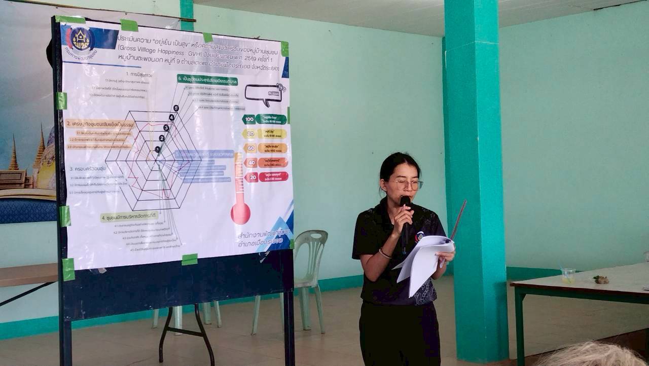 💕สำนักงานพัฒนาชุมชนอำเภอเมืองระยอง จัดทำกิจกรรมพัฒนาหมู่บ้านเศรษฐกิจพอเพียง 💕💕        