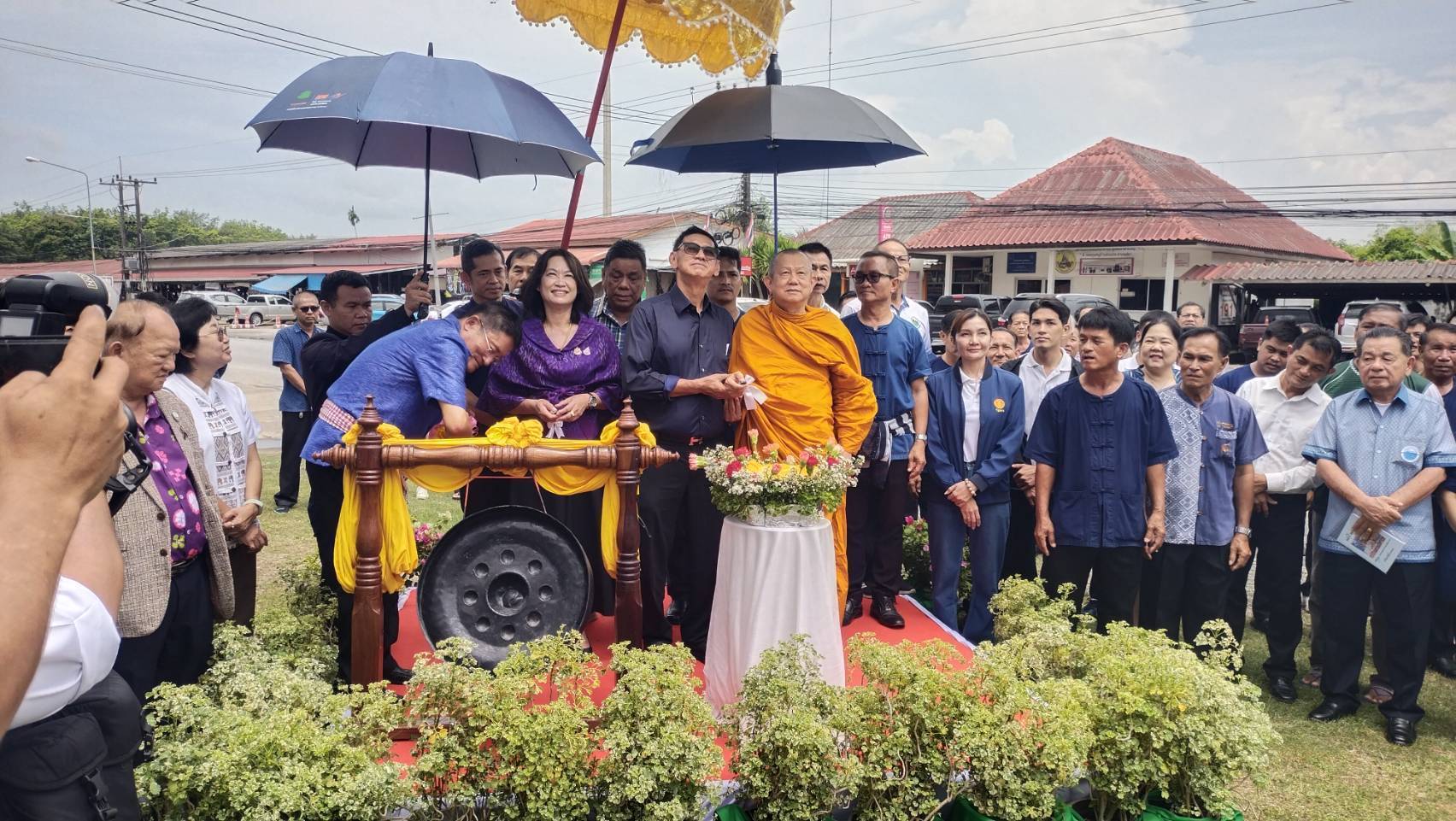 Rayong TALENT พช.เมืองระยองเอาได้  สำนักงานพัฒนาชุมชนอำเภอเมืองระยอง ร่วมเป็นเกียรติในพิธีเปิดอาคารสำนักงานเทศบาลตำบลนาตาขวัญ